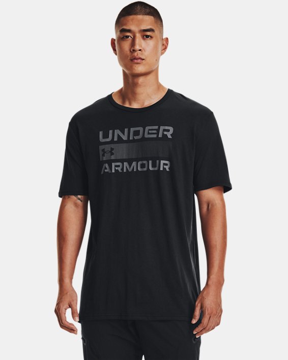 Men's UA Team Issue Graphic T-Shirt, Black, pdpMainDesktop image number 0
